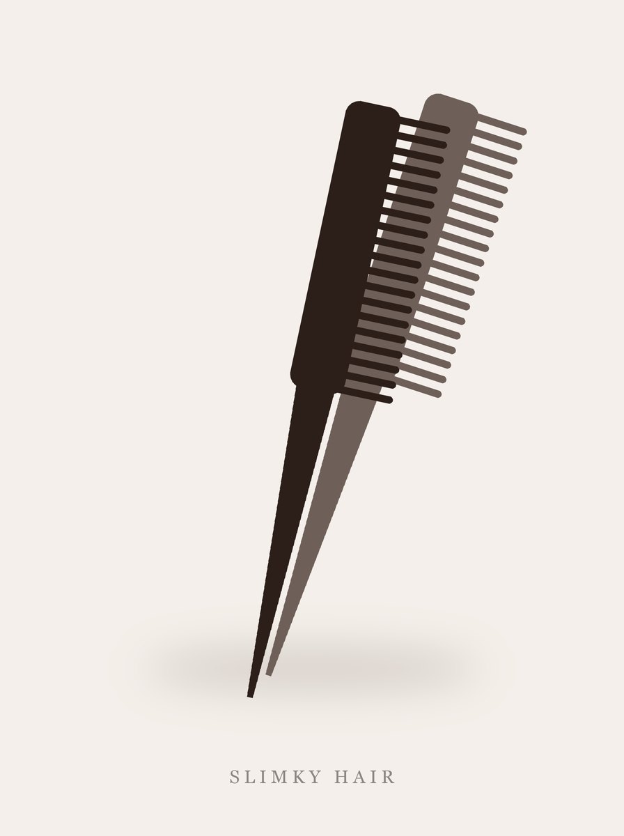 Rat-Tail Parting Comb (Set of 2) front packaging